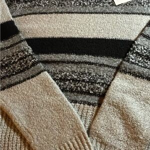 Jack & Jones Gray and Black Crewneck Sweater